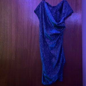 Blue dress